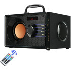 Laetav juhtmeta Bluetooth-subwoofer FM-raadio A17-ga