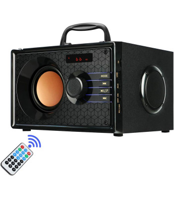 Laetav juhtmeta Bluetooth-subwoofer FM-raadio A17-ga