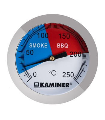 Roostevabast terasest grill ja suitsuahju termomeeter