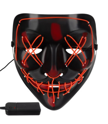 LED valgustusega mask