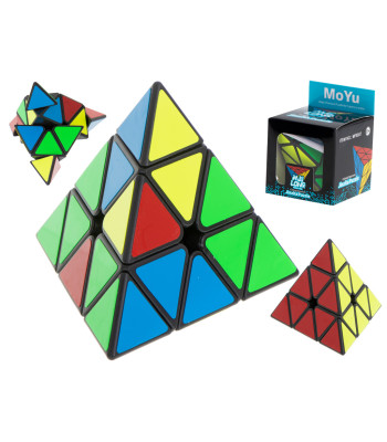 PYRAMINX puslekuubikumäng Black MoYu