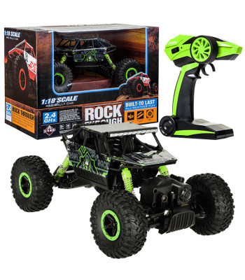 RC automobilis Rock Crawler HB 2.4GHz 1:18 žalias