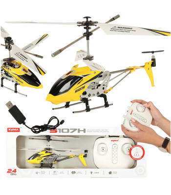 SYMA S107H RC helikopter 2,4 GHz RTF kollane