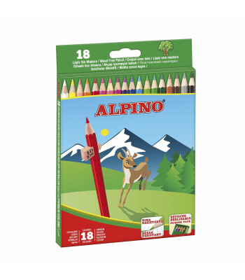 ALPINO Classic pliiatsitopsid 18 värvitoonis