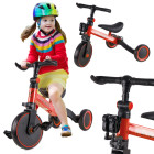 Trike Fix Mini kolmerattaline kross 3in1 punaste pedaalidega