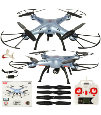 Syma X5HW 2,4 GHz RC drooni Wi-Fi kaamera sinine