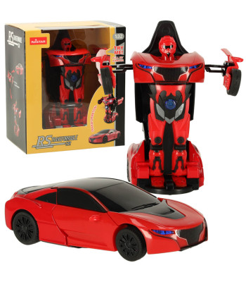 GIMMIK Mini Transformer Die Cast 1:32 RTR Red