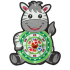 Velcro noolemäng Safe Dart Target Zebra II kategooria versioon