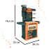 Kraanivalgustitega laste plastikköök, 77-osaline komplekt