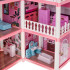 Dollhouse villa roosa "tee ise" 4 mööblitaset