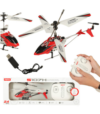 SYMA S107H RC helikopter 2,4 GHz RTF punane