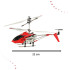 SYMA S107H RC helikopter 2,4 GHz RTF punane