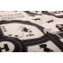 Playmat city street + teeviidad, veekindel, kreem 130x100cm