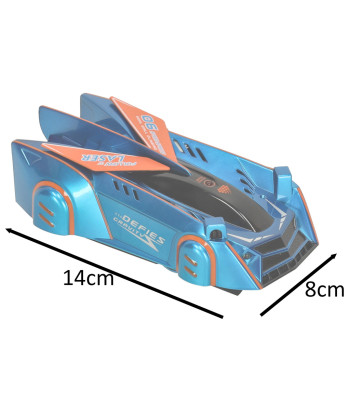 RC laseriga juhitav seinale paigaldatav sinine laserauto