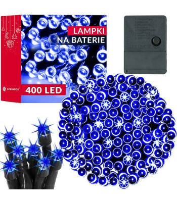 Jõulutuled Springos CL0405 400 Led sinine