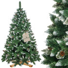 CT0191 Kunstlik jõulupuu 220 cm Premium Royal Trees, lumine teemantmänd käbidega