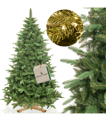 Kunstlik jõulupuu Premium Royal Trees Siberi kuusk puidust statiiviga Springos CT0182 180 cm