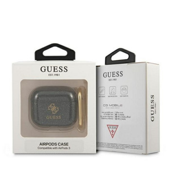 Guess telefonikate AirPods 3 GUA3UCG4GK, must, sädelev kollektsioon