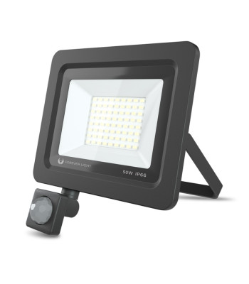 Kohtvalgusti LED PROXIM II 50W |6000K| PIR IP66 Forever Light