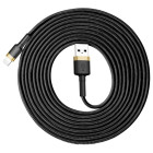 Baseus kaabel Cafule USB - Lightning 3,0 m 1,5A kuld-must