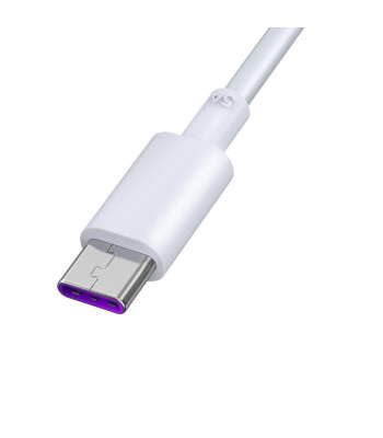 Devia kaabel Shark USB - USB-C 1,5 m 5A valge