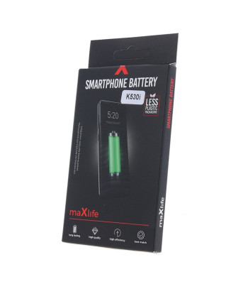 Maxlife aku Sony Ericsson K530i / K550i / K800i / BST-33 1000mAh jaoks