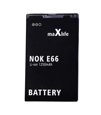 Maxlife aku Nokia E66 / E75 / C5 / 3120 / BL-4U 1000mAh jaoks