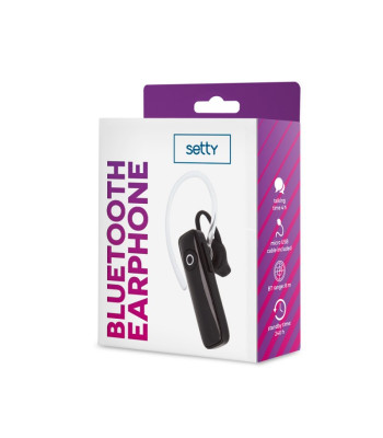 Setty Bluetooth kõrvaklapid SBT-01 must