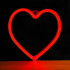 Neoon LED lamp HEART punane Bat + USB FLNEO7 Forever Light