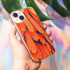 Kuldne Glam ümbris Samsung Galaxy A05S Orange jaoks