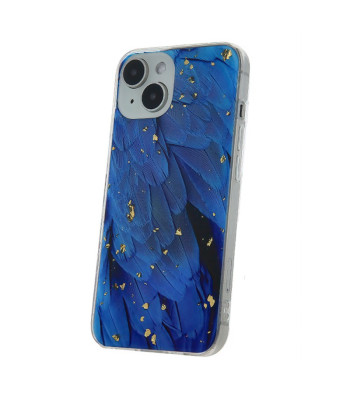 Kuldne Glam ümbris Samsung Galaxy S23 FE Blue jaoks