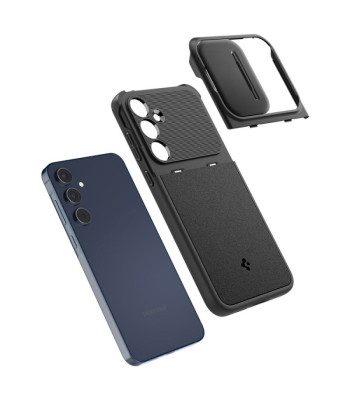 Spigen Optik Armor ümbris Samsung Galaxy A55 5G must