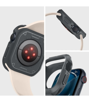 Spigen Rugged Armor ümbris Apple Watchile 4/5/6/7/8/9/SE (44/45 mm) tumehall