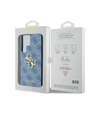 Guess ümbris Samsung Galaxy S24 Ultra GUHCS24L4GMGBL sinine HC PU LEATHER 4G METAL LOGO