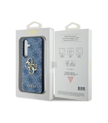 Guess ümbris Samsung Galaxy S24 GHUCS24S4GMGBL sinine HC PU LEATHER 4G METAL LOGO