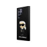 Karl Lagerfeldi ümbris Samsung Galaxy S24 Ultra KLHCS24LSNIKBCK must HC SILICONE NFT IKONIK jaoks