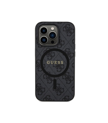 Guess ümbris iPhone 13 Pro Max 6,7 GUHMP13XG4GFRK must HC MAGSAFE PU 4G RING CLASSIC LOGO jaoks