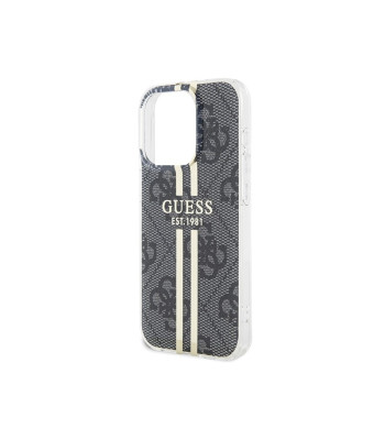 Guess ümbris iPhone 15 Pro Max 6,7 GUHCP15XH4PSEGK must HC IML 4G GOLD STRIPE jaoks