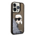 Karl Lagerfeldi ümbris iPhone 14 Pro Max 6.7 KLHCP14XLNKHCK must kõva ümbris Glitter Karl Head