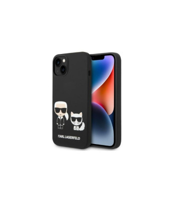 Karl Lagerfeld ümbris iPhone 14 Pro Max 6.7 KLHMP14XSSKCK must HC Magsafe vedel silikoon Karl - Choupette