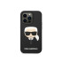 Karl Lagerfeld ümbris iPhone 14 Pro 6.1 KLHMP14LSLKHBK must kõva ümbris Silikoon Karl's Head Magsafe