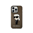 Karl Lagerfeldi ümbris iPhone 14 Pro 6.1 KLHCP14LHNIKTCK must kõva ümbris Ikonik Karl Lagerfeld