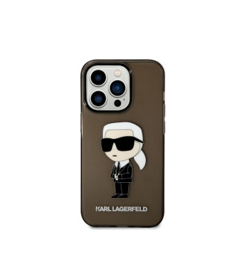 Karl Lagerfeldi ümbris iPhone 14 Pro 6.1 KLHCP14LHNIKTCK must kõva ümbris Ikonik Karl Lagerfeld