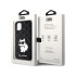 Karl Lagerfeldi ümbris iPhone 11 / Xr KLHCN61SAKHPCK must Saffiano Monogram Choupette jaoks