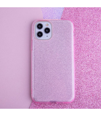 Glitter 3in1 ümbris Xiaomi Poco X3 / X3 NFC / X3 Pro roosa jaoks