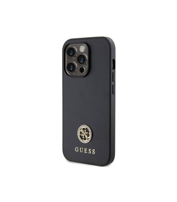 Guess ümbris iPhone 13 Pro Max 6,7 GUHCP13XPS4DGPK must HC PU 4G Metal Logo Strass jaoks