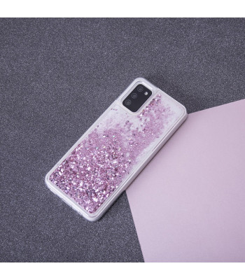 Liquid Sparkle TPU ümbris Xiaomi Redmi Note 12 Pro Plus lillale