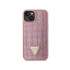 Guess ümbris iPhone 14 Pro 6.1 GUHCP14SHDGTPP roosa kõva korpuse Rhinestone Triangle jaoks