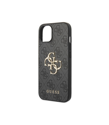 Guess ümbris iPhone 15 Plus 6,7 GUHCP15M4GMGGR hall HC PU nahast 4G metallist logoga