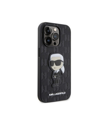 Karl Lagerfeldi ümbris iPhone 14 Pro Max 6.7 KLHCP14XSAKHPKK must kõva ümbris Saffiano Monogram Ikonik